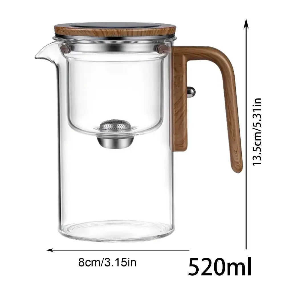 Magnetic Glass Tea Infuser Pot