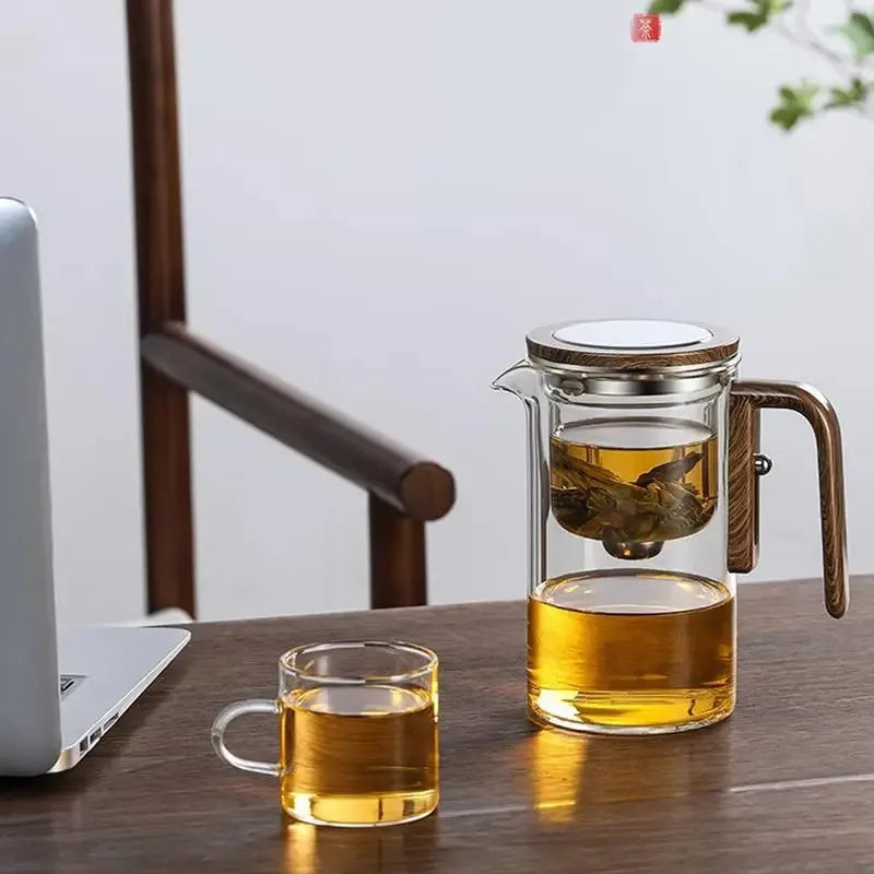 Magnetic Glass Tea Infuser Pot