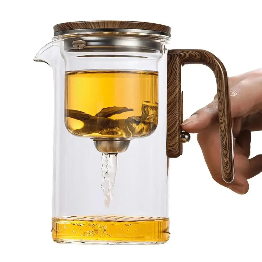 Magnetic Glass Tea Infuser Pot