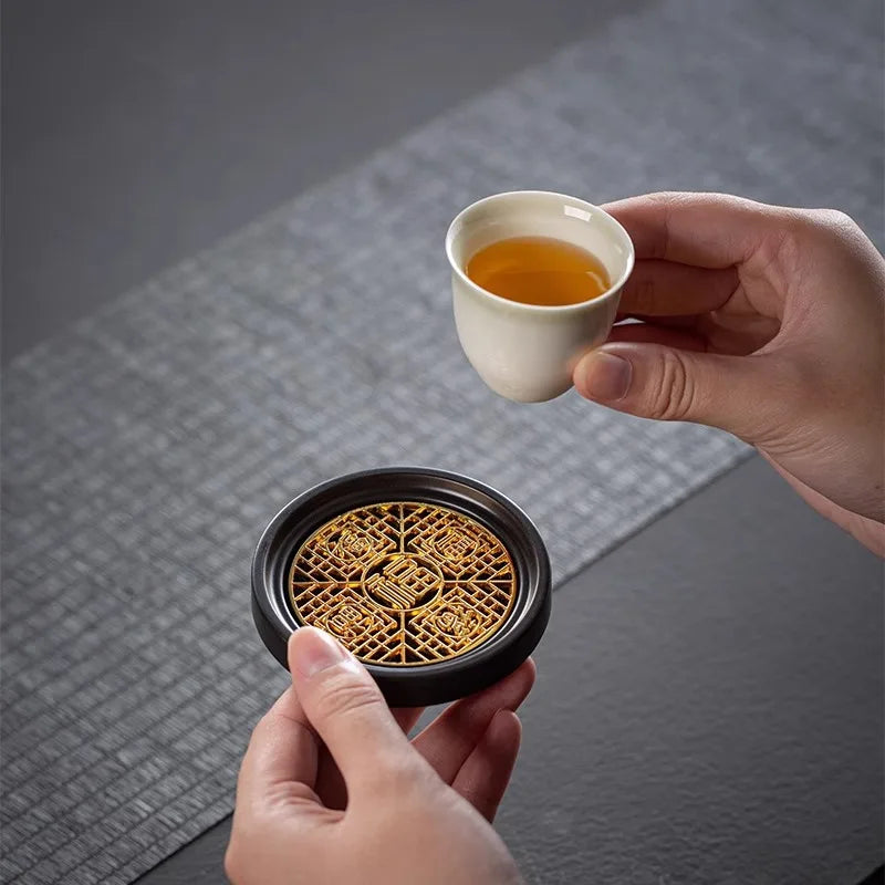 Chinese-Style Tea Cup Coaster