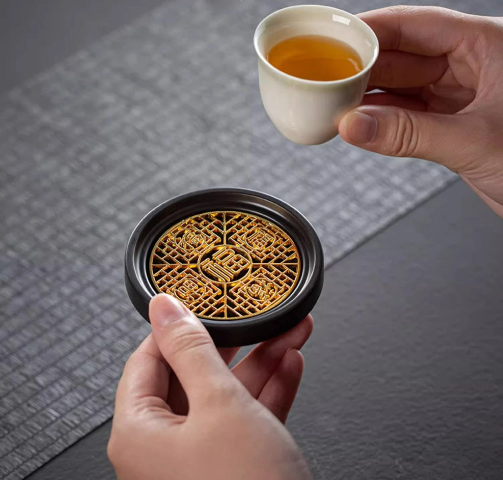 Chinese-Style Tea Cup Coaster
