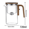 Magnetic Glass Tea Infuser Pot