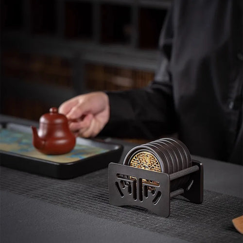 Chinese-Style Tea Cup Coaster