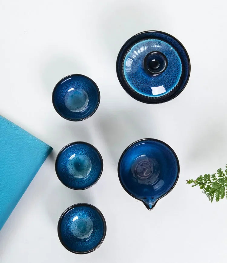 Ceramic Gongfu Travel Tea Set