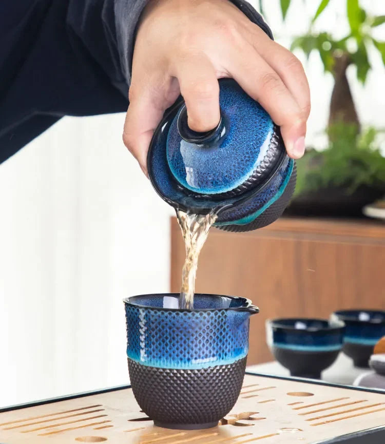 Ceramic Gongfu Travel Tea Set