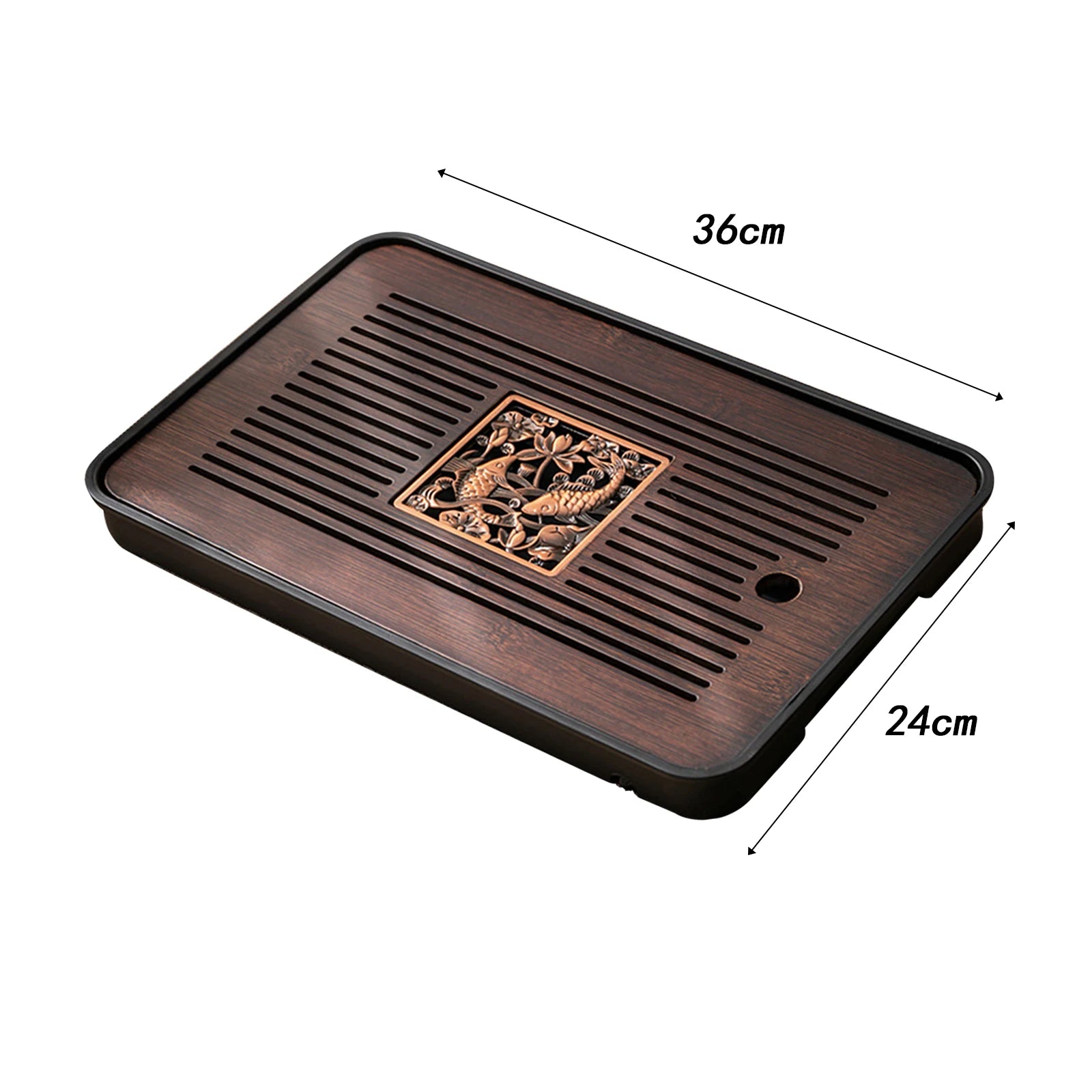 Gongfu Tea Tray with Drainage Base