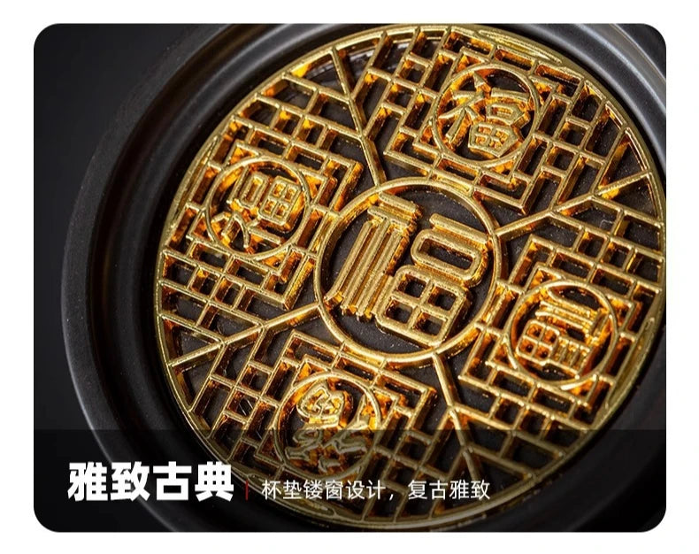 Chinese-Style Tea Cup Coaster