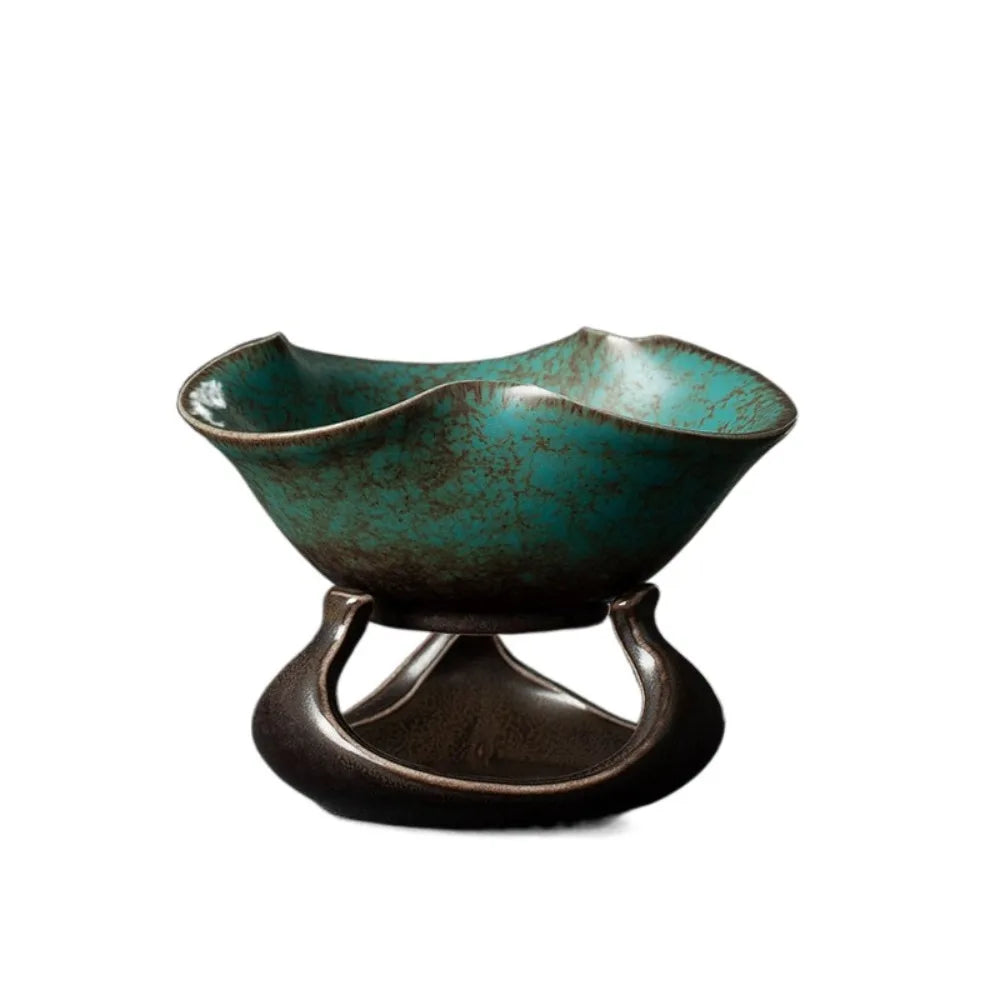 Kiln-Fired Ceramic Gongfu Tea Strainer