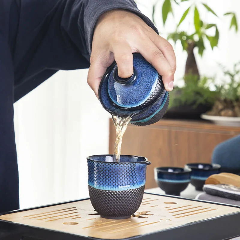 Ceramic Gongfu Travel Tea Set