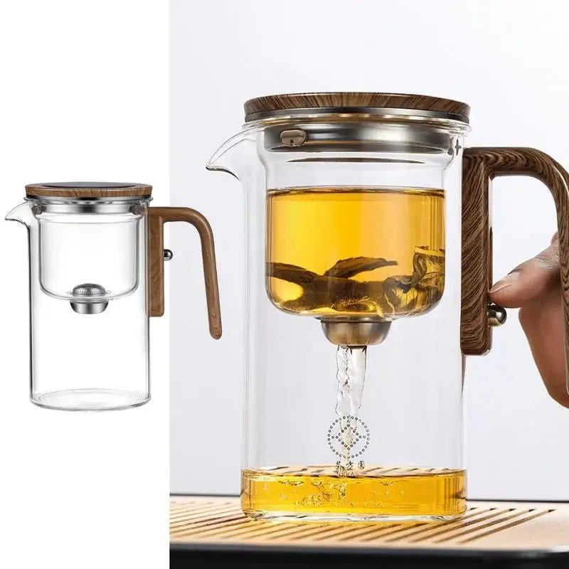 Magnetic Glass Tea Infuser Pot
