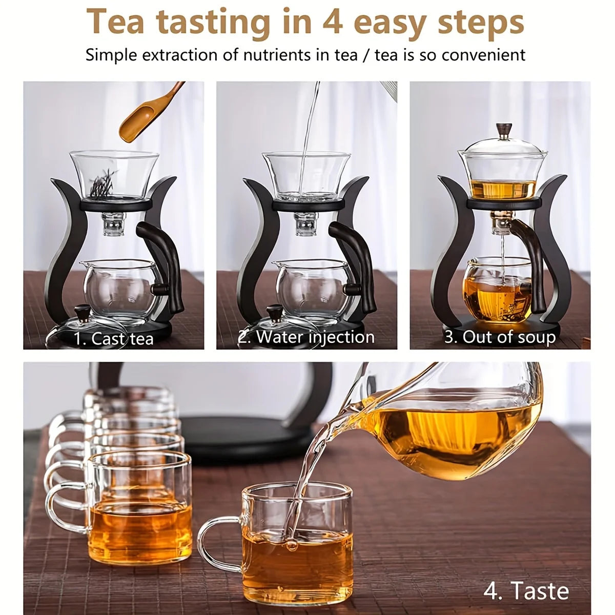 Magnetic Gongfu Teapot for Loose Leaf Tea