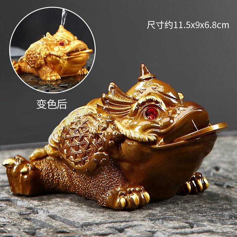Color-Changing Tea Pet Figurines