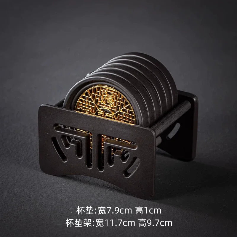 Chinese-Style Tea Cup Coaster
