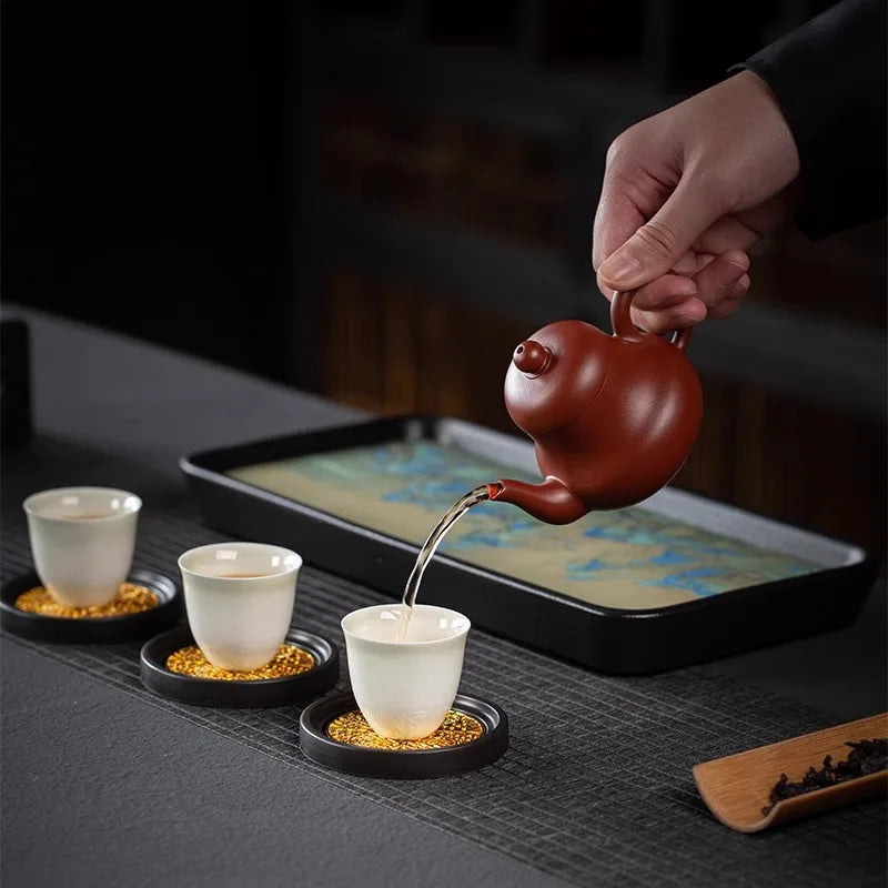 Chinese-Style Tea Cup Coaster