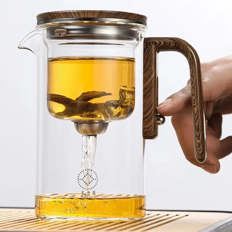 Magnetic Glass Tea Infuser Pot