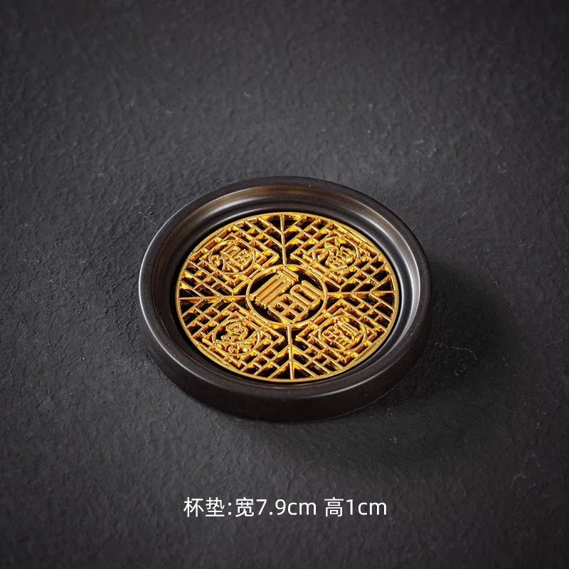 Chinese-Style Tea Cup Coaster