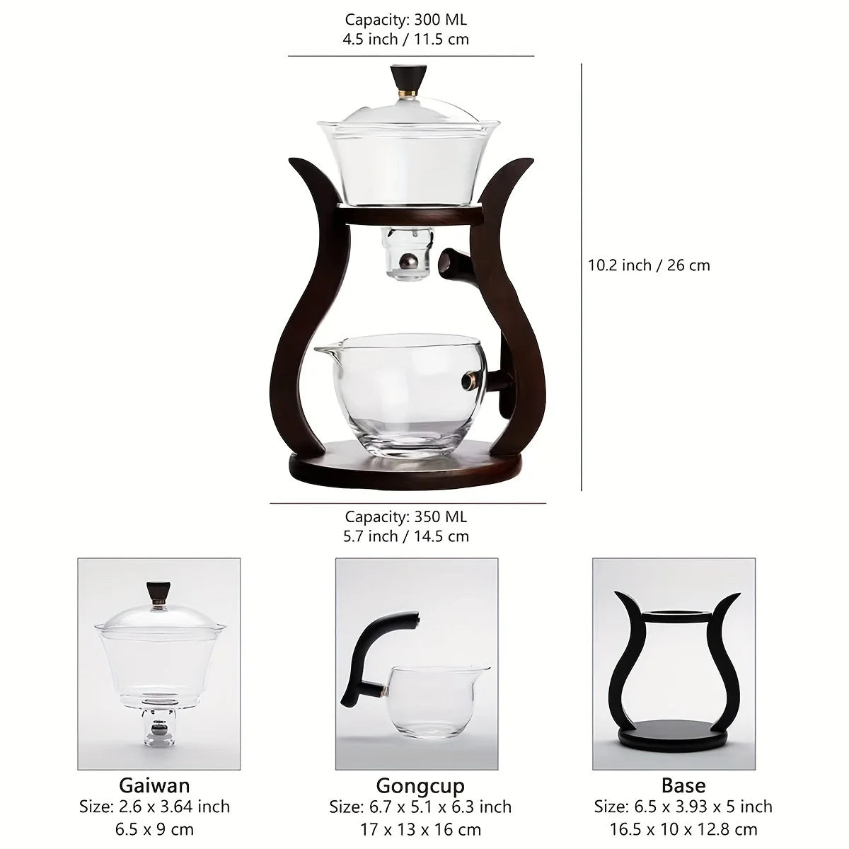 Magnetic Gongfu Teapot for Loose Leaf Tea