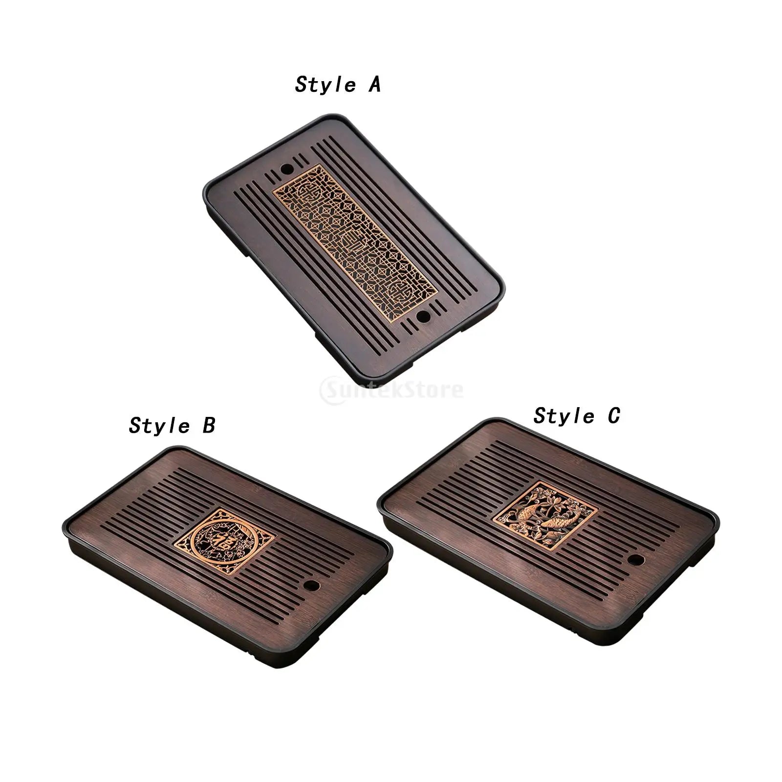 Gongfu Tea Tray with Drainage Base