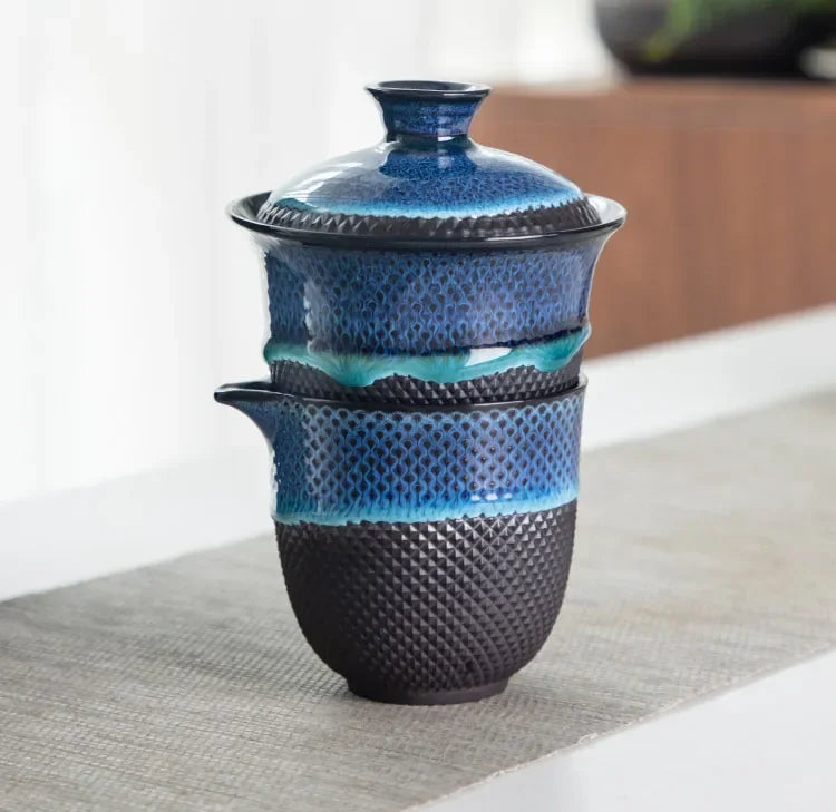 Ceramic Gongfu Travel Tea Set