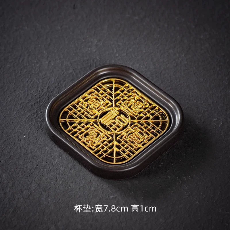 Chinese-Style Tea Cup Coaster